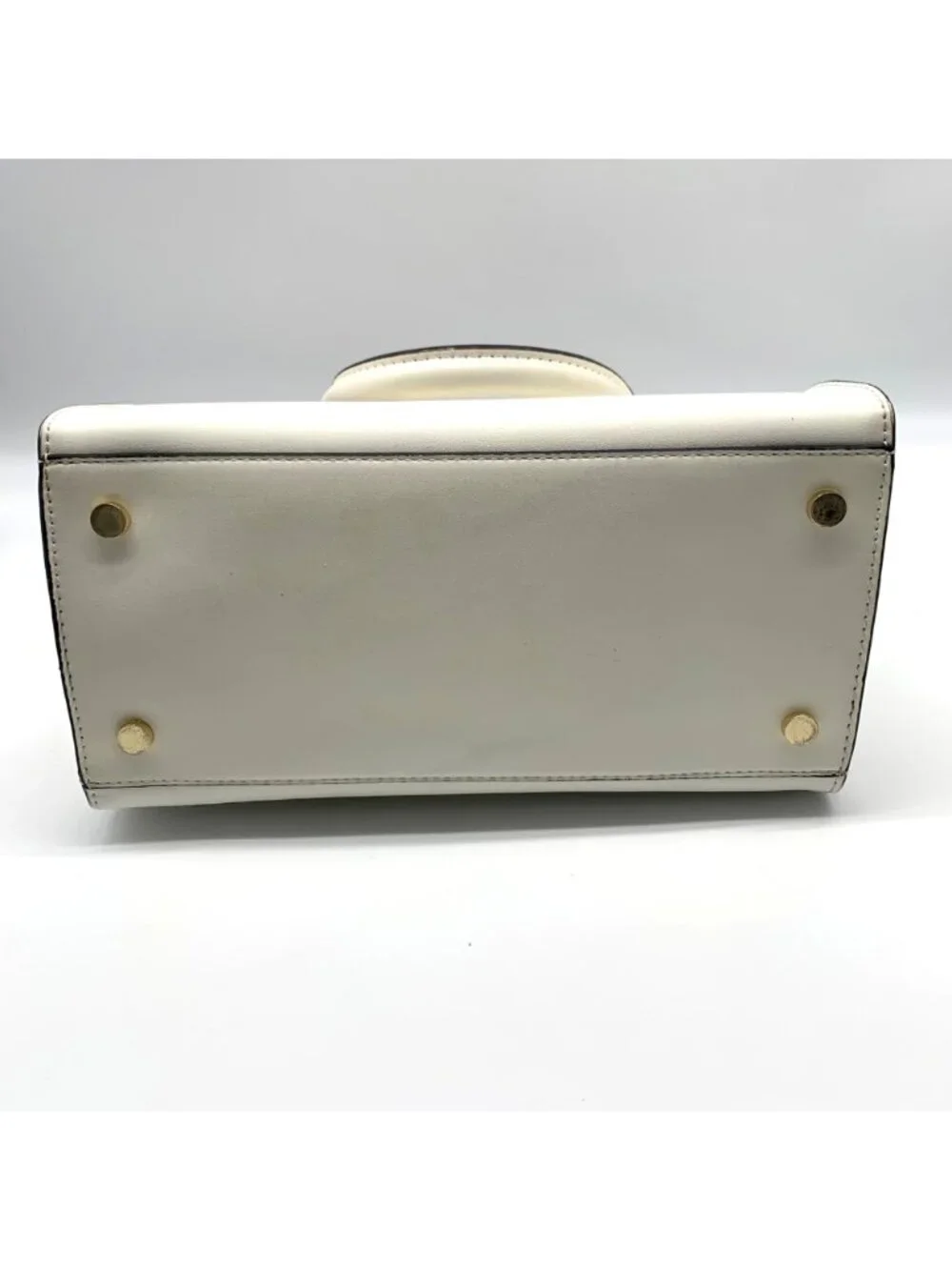 Crown & Ivy White Convertible Crossbody Satchel